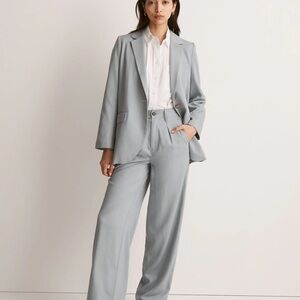 Madewell The Neale Straight-Leg Pant in Drapeweave
